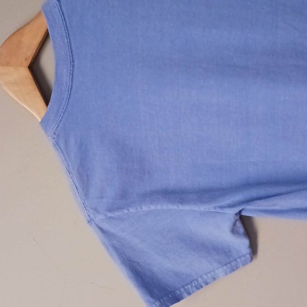 Gildan PTOWN Cotton Blue T-Shirt Size S - Picture 9 of 10